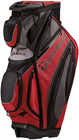 New TaylorMade Catalina Golf Cart Bag 2016 Red/Gray 15-Way Top
