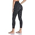 HeyNuts Essential/Pure&Plain 7/8 Leggings, High Waisted Compression Soft Pants Workout Athletic Yoga Pants 25"