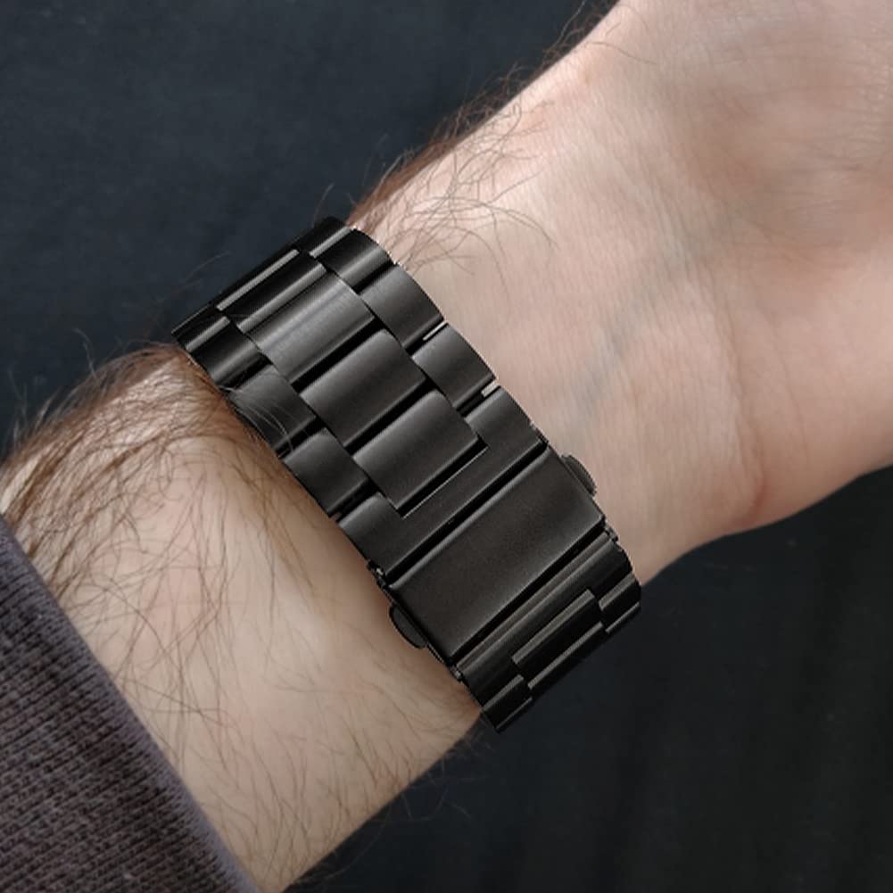 ZPJPPLX 14/16/18/20/22/24mm Metal Watch Band, Stainless Steel Quick Release Strap for Men Women