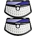 New Solar Lights Upgraded High Efficiency LEDs with 11.8 in² Solar Panel, 3 Optional Modes Sensitive PIR Motion Sensor Light with Wide Angle, IP65 Waterproof Solar Outdoor Security Wall Lights(2Pack)