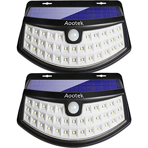 Solar Lights Outdoor 36 Led, 3 Optional Modes Sensitive PIR Motion Sensor Light with Wide Angle, IP65 Waterproof Led Solar Outdoor Security Wall Lights for Front Door, Yard, Garage, Deck, Porch