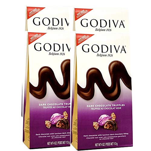 Godiva Wrapped Dark Chocolate Truffles, 4 Ounce Pricepulse