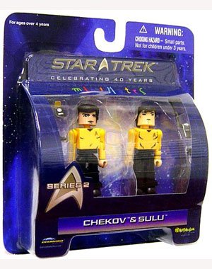 Star Trek Original Series Diamond Select Toys Series 2 Minimates 2-Pack Chekov & Sulu