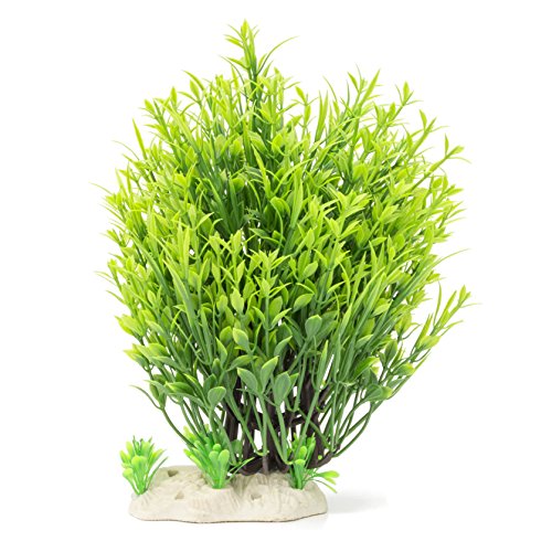 BEGONDIS Aquarium Decorations Fish Tank Artificial Green Water Plants Made of Soft Plastic,Safe for All Fish & Pets