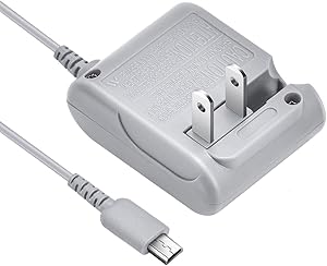 DS Lite Charger, VOYEE DS Lite Charger Replacement for Nintendo DS Lite, AC Adapter Compatible with Nintendo DS Lite Charger (100-240v)