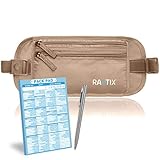 Raytix Travel Money Belt With RFID Transmissions (Beige)