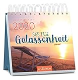 Miniwochenkalender 365 Tage Gelassenheit 2020 - kleiner Aufstellkalender mit Wochenkalendarium: Klei by