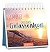 Miniwochenkalender 365 Tage Gelassenheit 2020 - kleiner Aufstellkalender mit Wochenkalendarium: Klei by