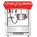 Great Northern Popcorn Red 6 oz. Ounce Foundation Vintage Style Popcorn Machine and Cart