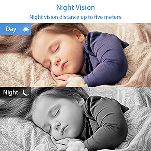 UNIOJO Indoor Security Camera, 2.4GHz WiFi Camera with Motion Alert