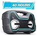 Portable Waterproof Bluetooth Speaker, 40-Hour Playtime Wireless Outdoor Speakers, 25W Rich Bass Impressive Sound, Stereo Pairing, Built-in Mic, 100ft Bluetooth for Home Party(9.5 x 3.4 x 6.5 inches)