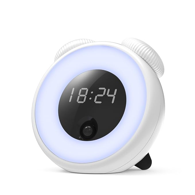 Alarm Clock Night Light, GAKOV GAYD208 Intelligent Clock LED Night