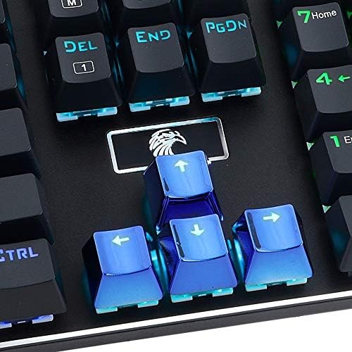 Mice & Keyboards Accessories - Mechanical Keyboard Keycaps Blue Double-Shot Injection MX Style WASD PBT Key Caps DIY Gaming Kit with Key Puller - by BLUESKYUP - 1 PCs
