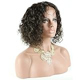 Brazilian Short Bob Human Hair Lace Front Wigs with Baby Hair for Black Women