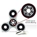 White Tri Fidget Hand Spinner - Ceramic Bearing Focus Hand Spinner Toy Stress Relieves Reducer EDC Perfect For Boredom ADHD Anti Anxiety and Autism Metal Bearing