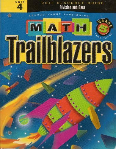 Math Trailblazers Grade 5 Division And Data Unit Resource Guide Unit 4 A Tims Curriculum 9780757536199 Amazon Com Books