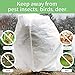 REMIAWY Plant Covers Freeze Protection Frost Blanket for Plants Tree Blanket Cover Shrub Covers Jacket with Zipper Drawstring, Frost Cover for Animal Protection (85”X75” Shrub Jacket 2 oz/sq yd)