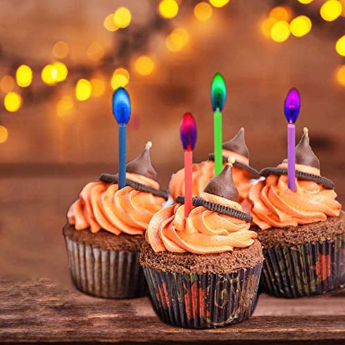 Birthday Cake Candles Happy Birthday Candles Fun Colorful Candles