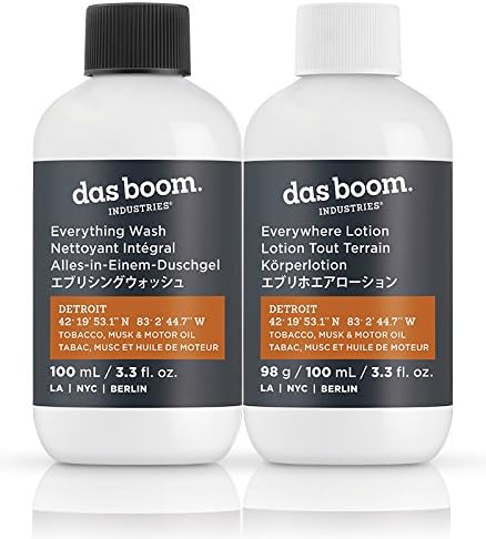 Das Boom Travel Size Lotion and Wash Duo (Detroit)