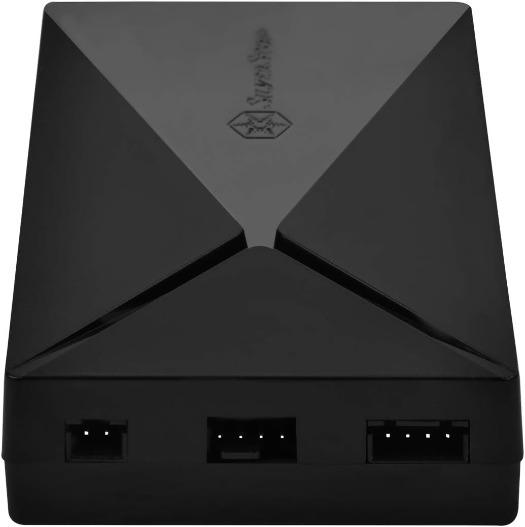 SilverStone SST-LSB02-E, a Multifunction Addressable RGB Control Box with Remote. Control addressable RGB LEDs, Fan Speed - Image 3