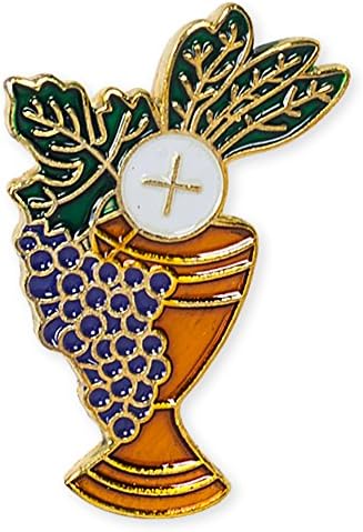 Multi Color First Holy Communion Pin Boxed