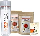 Detox Tea Cleanse and Fight Bloating - 310 Tea Fights Bloating and Appetite Suppressant, Increases Metabolism | Organic Green Tea with Yerba Mate, Guarana and Ginger 2 Pack of 28 Servings