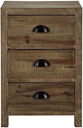 Aprodz Solid Wood Manki Bedside Storage Table for Living Room