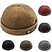 Men Hats Docker Cap Hats Beanie Sailor Cap Worker Hat Rolled Cuff Retro Brimless Hat with Adjustable