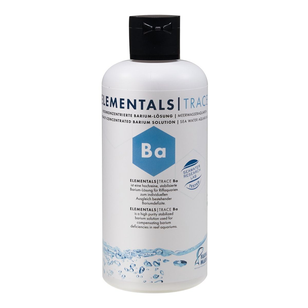 Fauna Marin Elementals Trace Ba 250ml Concentrated Barium for Marine Aquarium Barrier