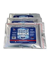 3 x LG. Zero°F Cooler Freeze paquetes de 10 x 14 p