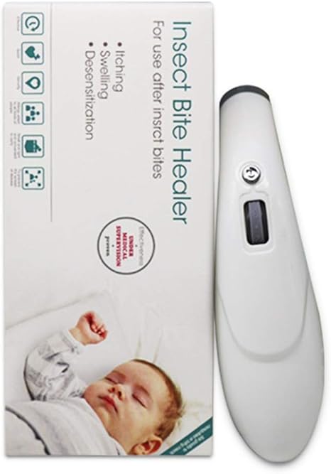 Amazon Co Jp shl 虫刺されおよびかみ傷の電子的救済 テスト済みの皮膚科医 使いやすく すぐにかゆみを緩和 痛みと腫れを軽減し 年齢を問わず安全 Color White ホーム キッチン