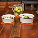 Premium Silicone Pot Holders for Kitchen - Easy to Clean Trivets for Hot Pots and Pans - This Kitchen Tool Works Well as Silicone Trivet, Hot Pads for Oven, Potholders (7x7 in, Orange, 1 Pair)