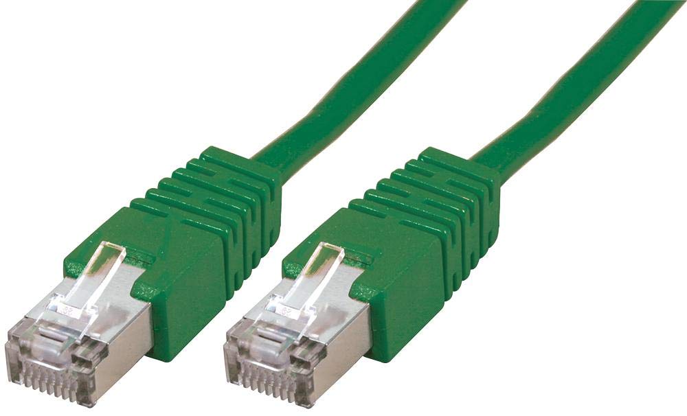 PROSIGNAL PSG91672 RJ45 to RJ45 Cat5e S/FTP Ethernet Patch Lead 0.2m Green