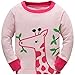 Schmoopy Girls Pajamas Long Sleeve Set with Princess for Toddler Kid 4T