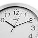 Hippih 10 Inch Silent Non-ticking Wall Clock- Metal Frame Glass Cover,B