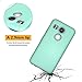 Nexus 5X Case,Veatool Anti Slip Shock Proof Ultra Rugged Rubber Dual Layer Case for Google Nexus 5X,Mint Green