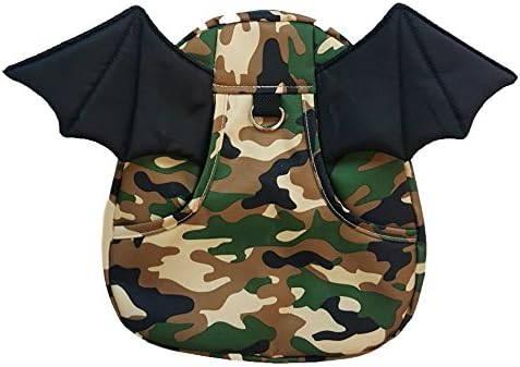 Amint Demon Wings Design Toddler Daypack Bag Leash Harness Backpack Camouflage