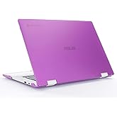 mCover Case ONLY Compatible with 2021~2022 14-inch ASUS Chromebook CX1 (CX1400) Series Laptop Computers (NOT Fitting Any Other ASUS Models) - Purple