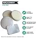 Crucial Vacuum Foam Filter Replacement -Compatible With Shark Foam and Felt Filters - Part # XF22 - Models NV22, NV22C, NV22L, NV22LWM, NV22P, NV22Q, NV22S, NV22T, NV22W, NV26, NV26_26 -Bulk (4 Pack)