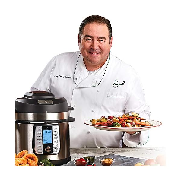 Emeril Lagasse Pressure Cooker, Air Fryer, Steamer & AllinOne MultiCooker. Pressure & Crisper