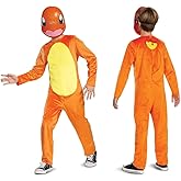 Pokemon Charmander Kids Costume, Children's Classic Character Outfit