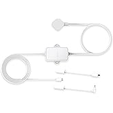 Wyze 20FT Outdoor Power Adapter for WYZE Pan v4/v3, Cam v4/OG/v3 Pro/Duo Cam Pan - No Drill Installation, IP67 Waterproof Cable (L-Shaped Micro-USB Adapter Included)