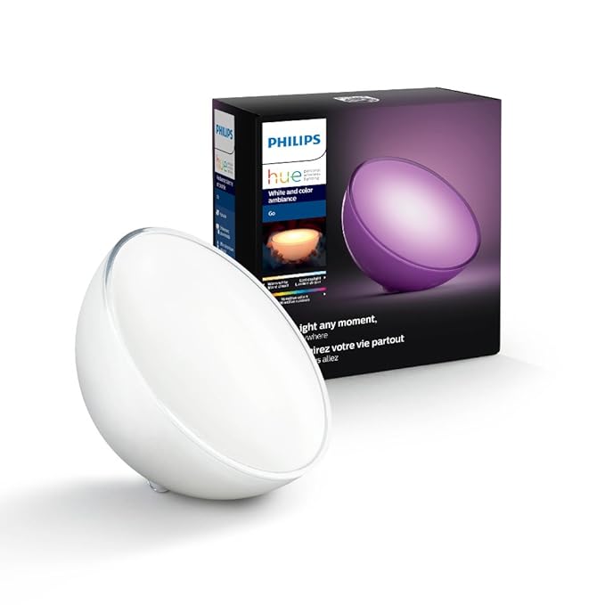 Philips Hue Go (White & Color), Compatible with Amazon Alexa, Apple HomeKit, and the Google Assistant