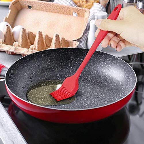 Silicone Kitchen Cooking Utensils Set for Cooking Baking, Rubber Spatulas Cookware Bakeware Set