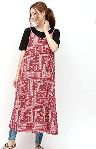 Amazon チチカカ キャミワンピース テレコtシャツセット Free ワインレッド ワンピース チュニック 通販