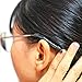 YR Anti-Slip Soft Silicone Eyeglass Temple Tip Retainer, Comfortable Elastic Holder For Glasses,Sunglasses,Reading glasses,10 Pairs -Black