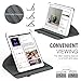 TiMOVO Case Compatible with iPad 9.7 2018/2017, iPad Air 2, iPad Air - 360 Degree Rotating Smart Leather Swivel Case with Pencil Holder, Auto Wake/Sleep Fit iPad 5/6th Gen/iPad Air 1/2, Black