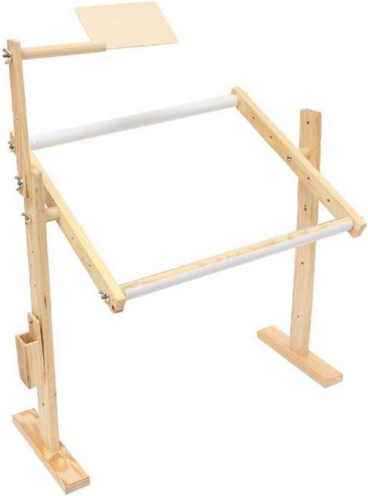 Cross Stitch Frame Stand, Adjustable Wooden Frame Embroidery Stand