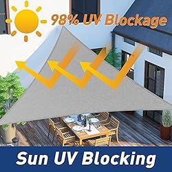 12'X12'X17' Rust Red Shade Sail Triangle Curved Sun