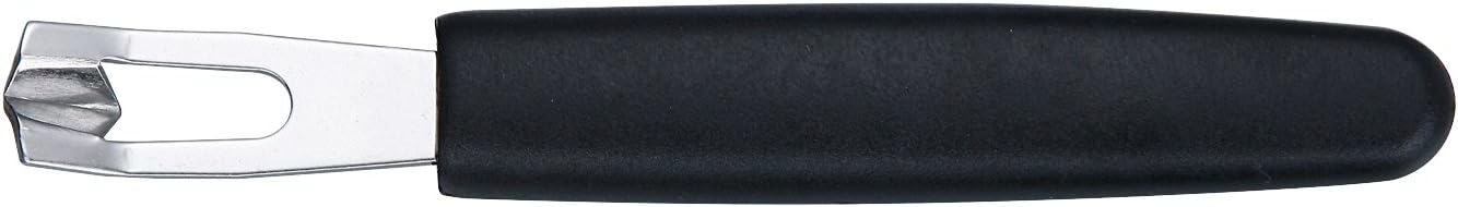 Mercer Culinary M15500P Channel Knife, Stainless Steel, 28.4 x 5.2 x 1.3 cm, Black, 4 cm